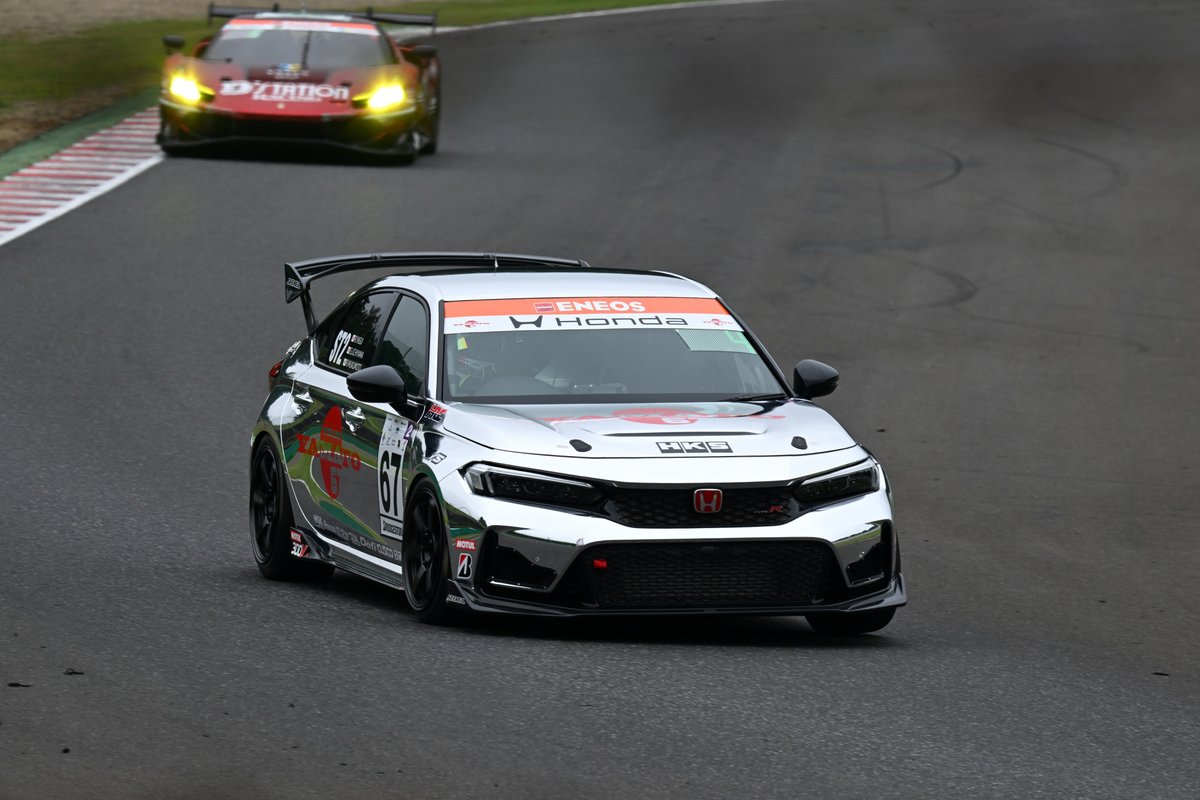 EXwfaMmpdtwgw's tweet photo. #2026スーパー耐久第4戦菅生
#スーパー耐久
#67号車
#TEAMYAMATO
#CIVICtypeR https://t.co/MpoxglmeDL