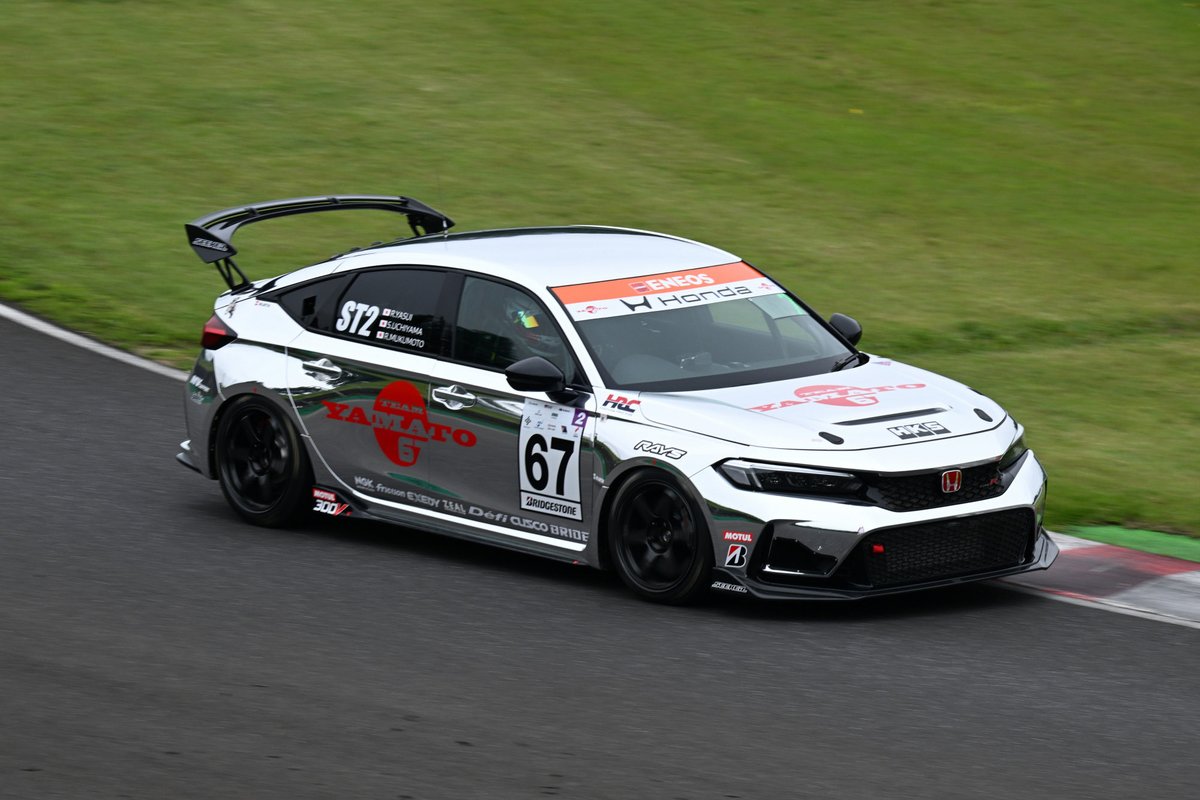 EXwfaMmpdtwgw's tweet photo. #2026スーパー耐久第4戦菅生
#スーパー耐久
#67号車
#TEAMYAMATO
#CIVICtypeR https://t.co/MpoxglmeDL