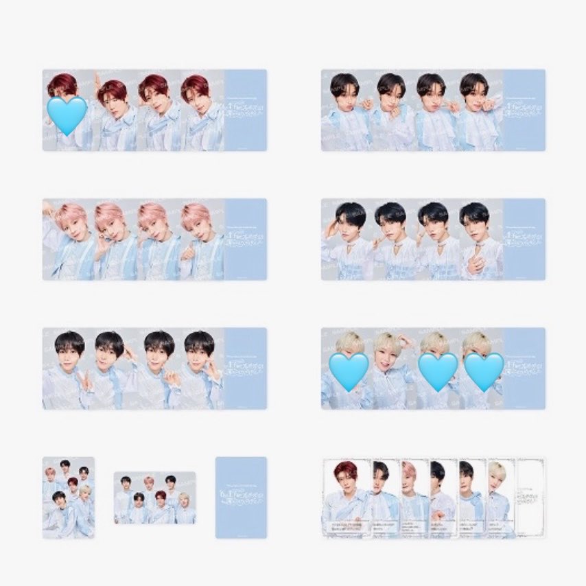 crown_star95's tweet photo. nct wish ペンミ ファンミ トレカ 交換

譲:リク ユウシ ジェヒ リョウ

求:シオン＞サクヤ (画像2枚目🩵以外)

郵送でのお取引
お気軽にお声掛けください🙇 https://t.co/0SZ6ZUrCiZ