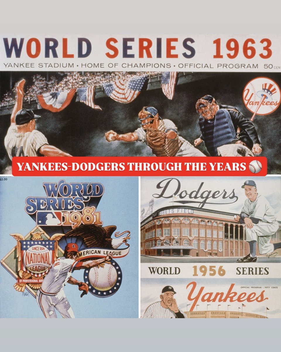 NBCSports's tweet photo. Cracking open the Yankees/Dodgers time capsule.⌛

📺: Sunday Night Baseball: Dodgers at Yankees, Sunday 7 p.m. ET on NBC &amp; Peacock https://t.co/p83abWxopK