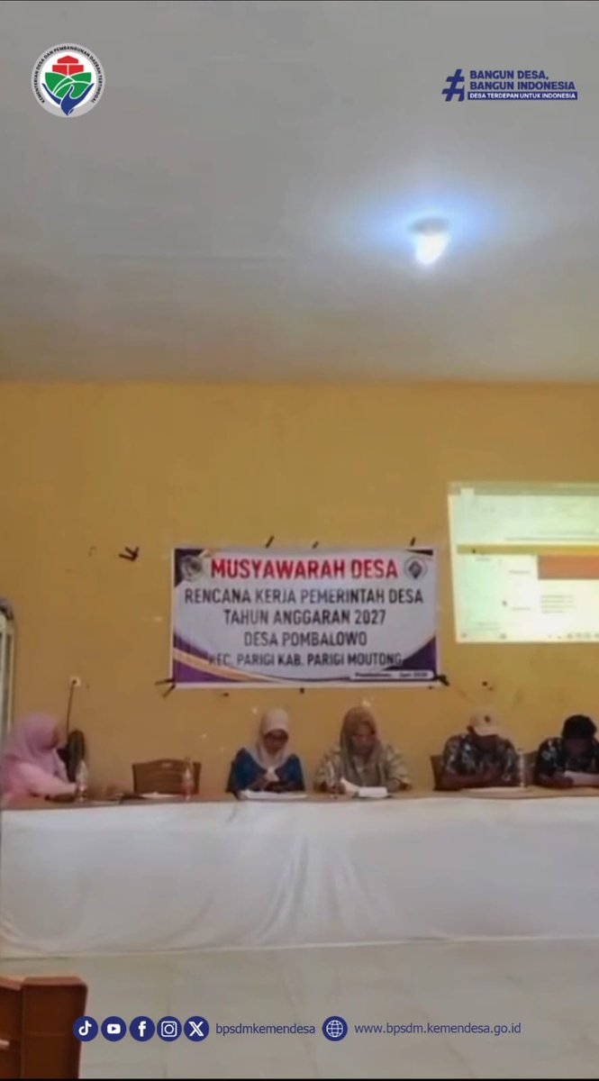 arif_uung's tweet photo. Desa Pombalowo, Parigi, Moutong, Sulawesi Tengah telah Musdes RKPDes. Perencanaan  program strategis 1 thn
@YandriSusanto
@ARizaPatria
@KemensetnegRI
#KementerianDesaPDT
#BPSDMKementerianDesaPDT
#TPPFasilitasiMusdesRKPDesa
#KerjaPendampingDesaBerdampak https://t.co/eEqCUAmR1L