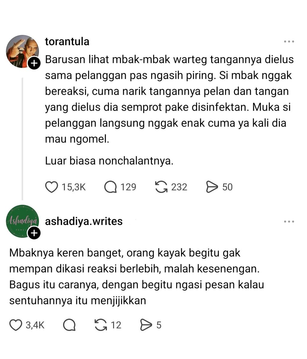 empty__core's tweet photo. Telling najis lo without saying "Najis, lo!"
Keren mbaaak! 🙌🏼 https://t.co/IjyxAnVPRt