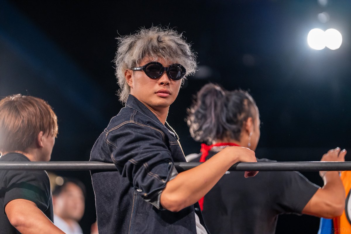 ggsn0w's tweet photo. 😎←かっこいい

2026.7.13 新宿FACE
#望月ジュニア 選手 #dragongate https://t.co/O1SLglEuPW
