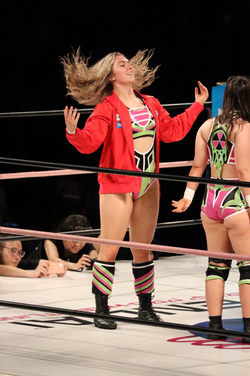 nh_53's tweet photo. 2026.7.12 ゼビオアリーナ仙台
仙女所属が決まったハイパーアクティブ!
嬉しさを爆発させてるのが嬉しいね。
#SENJO #アニータ・ヴォーン #AnitaVaughan #サファイア・リード #SafireReed https://t.co/yrVtzxm0NF
