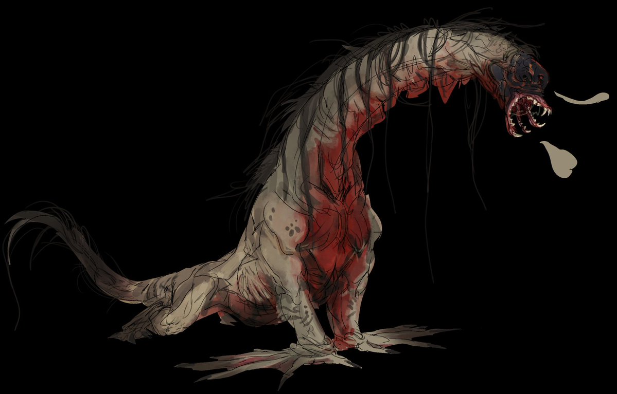 Srutisss's tweet photo. Thumbnailing creature designs https://t.co/xLEzEFBX74