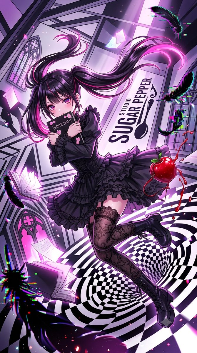 SugarPepperX's tweet photo. デスドルノート
赤いリンゴがつぶれる
#VIdol #AIart #AIイラスト #AIアート #SFA #フォロワーさん大募集
#SugarPepper https://t.co/PYEP2NOLNG