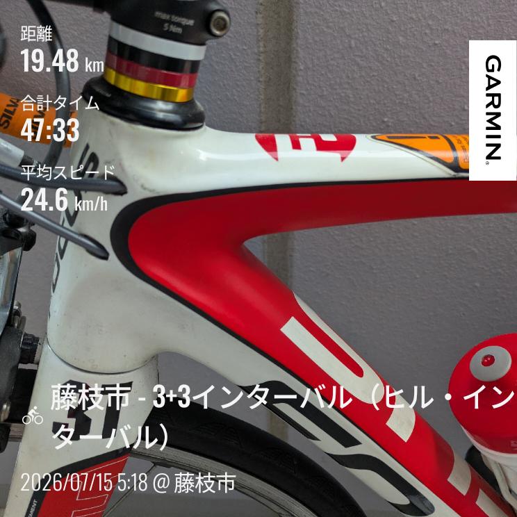 JR2HLR's tweet photo. 富士登山競走練、今日でバイクは終わり。今週末までにトレミと鬼岩寺階段練を1回ずつ残しています。あと少し！ https://t.co/kyKn9rNfdn