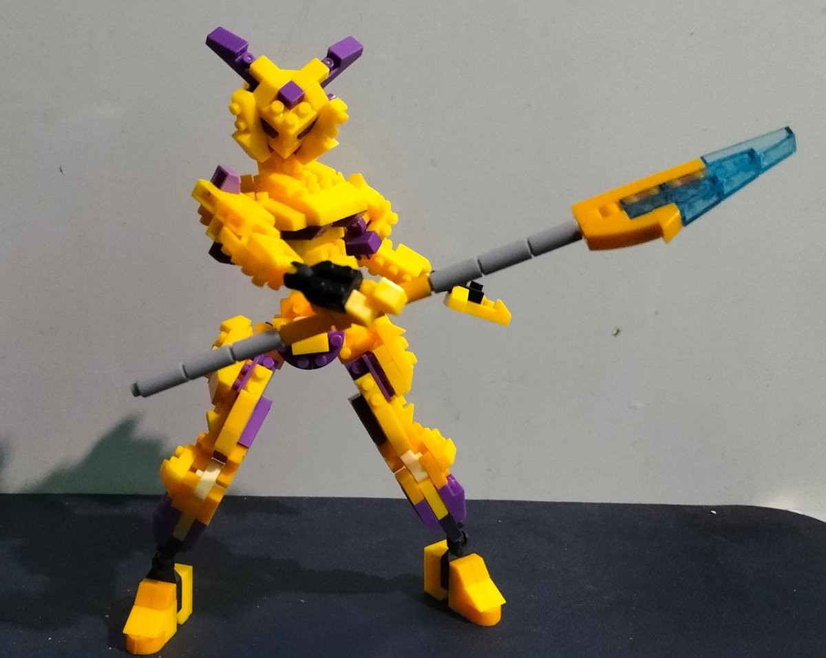 casCard1's tweet photo. Trying to make simple Spear using this tube like parts from JIKE version, surprisingly works well. 
I guess for the time being I'll just call her "Suzume"/スズメ  for simplicity. 
#PetitBlock #プチブロック https://t.co/e9poySMgoh