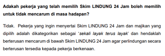 faridaffy's tweet photo. Ada yang plan nak opt-out ke LINDUNG 24? Baca ni dulu:

• Kadar caruman 2 tahun pertama 0.75%, tahun ketiga hingga kelima 1%, dan mulai tahun keenam 1.25%.

• Opt-out sebelum 31 Ogos

• Tak boleh stop mencarum kalau dah join

• Caruman bulan Jun tak akan dikembalikan https://t.co/XRTMgSUpaB