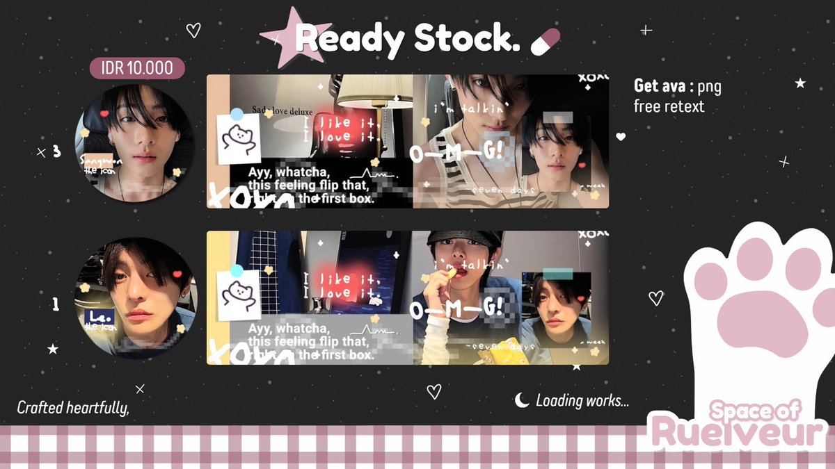 rueiveur's tweet photo. ┈ Help repost? thank you! 🐰

Halo rue ada 23 layout ALD1 leo, sangwon, arno/jiahao, xinlong, sanghyeon, anxin, junseo, geonwoo !💗 prici tertera di pict dan siap untuk dijemput 🤍

[ #bealanja ] see more below 👀💕 https://t.co/VidirYjFA7
