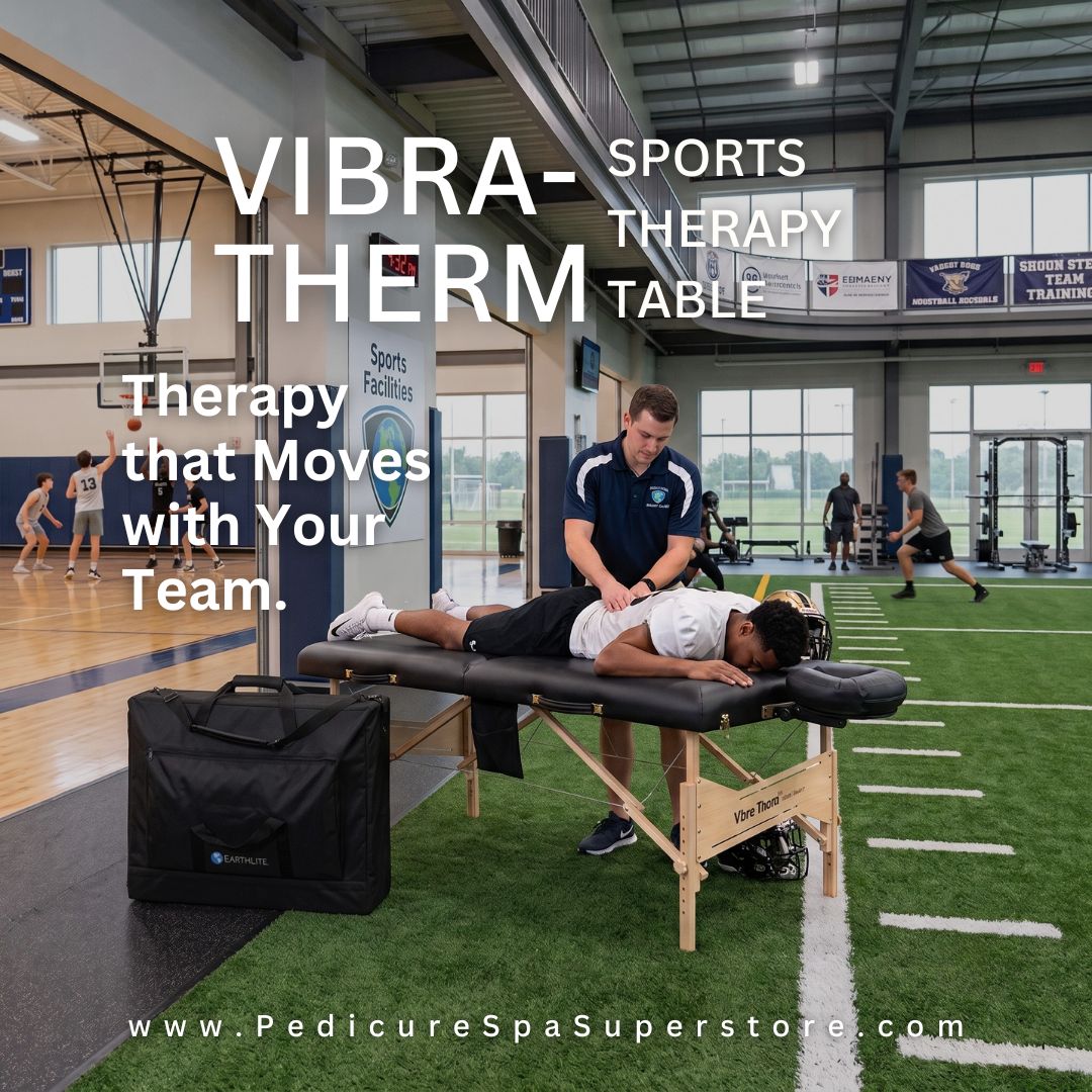 PediSpaStore's tweet photo. 🏆 Elevate Your Team’s Recovery—Anywhere, Anytime.
Therapy that moves with your team.

👉 Shop t now at https://t.co/xXCkZQ5vQH

#SportsTherapy #AthleticTraining #SportsMassage #AthleteRecovery #MobileTherapy #SportsFacilities #VibraTherm #PedicureSpaSuperstore https://t.co/BjYEqeGdEh