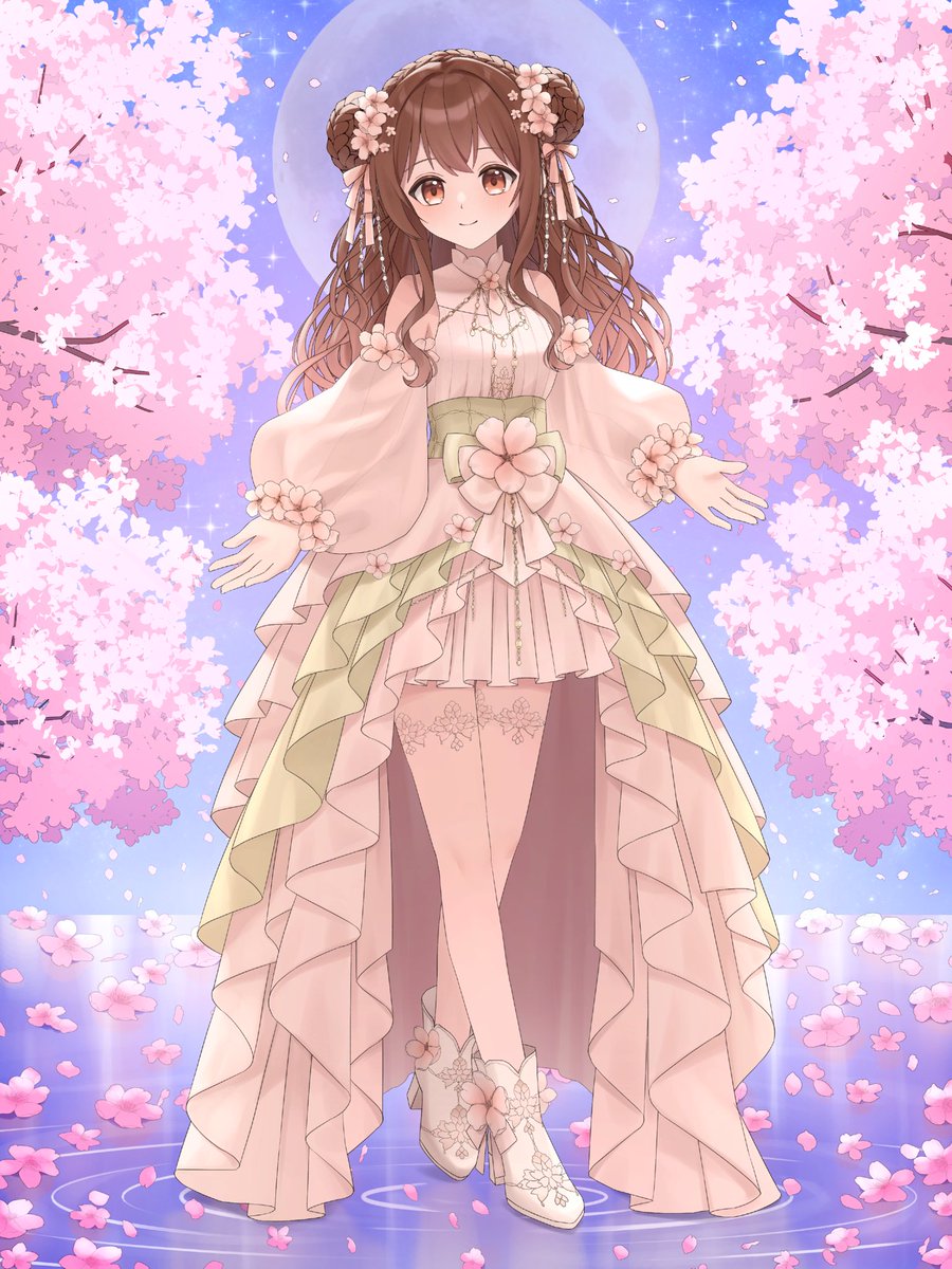 tottocotarohamu's tweet photo. 🌸夢が、ひとつ叶いました。🌸
「あなたと一緒だから、今がある。」
この立ち絵は、私一人では完成しなかった夢です。半年間支えてくれたみんな、本当にありがとう✨これからも一緒に、もっとたくさんの夢を叶えていこうね🌸💕
#IRIAM #立ち絵公開 https://t.co/Mx6fiFvDGH