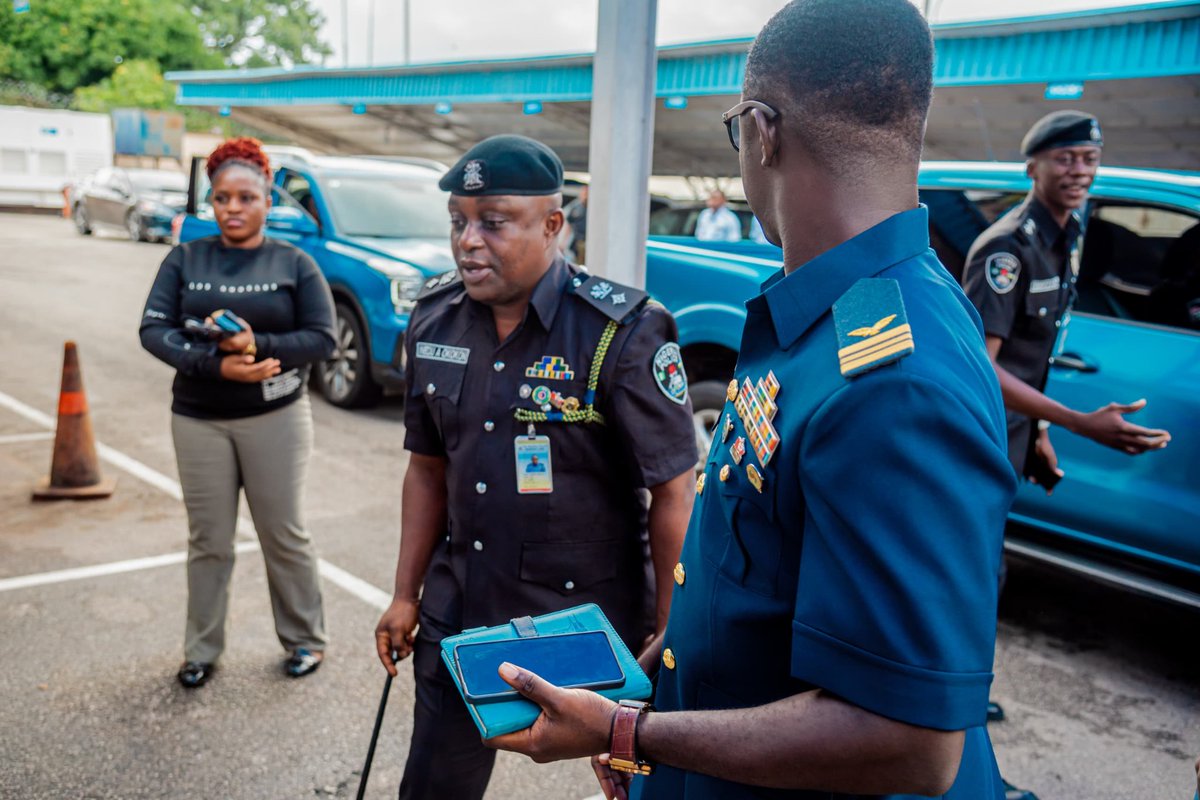 CspIniedu's tweet photo. In furtherance of the collaborative mandate directed by the Inspector-General of Police, IGP Olatunji Rilwan Disu, psc(+), NPM, I conducted a familiarisation visit to the Directorate of Public Relations and Information, Nigerian Air Force. I was received by the Director, Air Commodore Ehimen Ejodame @eaejodame.

The engagement served as a strategic platform to deepen inter-agency synergy between the Nigeria Police Force and the Nigerian Air Force, with particular emphasis on intelligence fusion, joint strategic communications, civil-military cooperation, public enlightenment operations, and the preservation of institutional comradeship.

I express my profound appreciation for the cordial reception and the constructive dialogue, which reaffirmed our collective commitment to integrated national security architecture and whole-of-government approaches to safeguarding our Nation.

#CitizensAreTheBoss #PoliceIsYourFriend