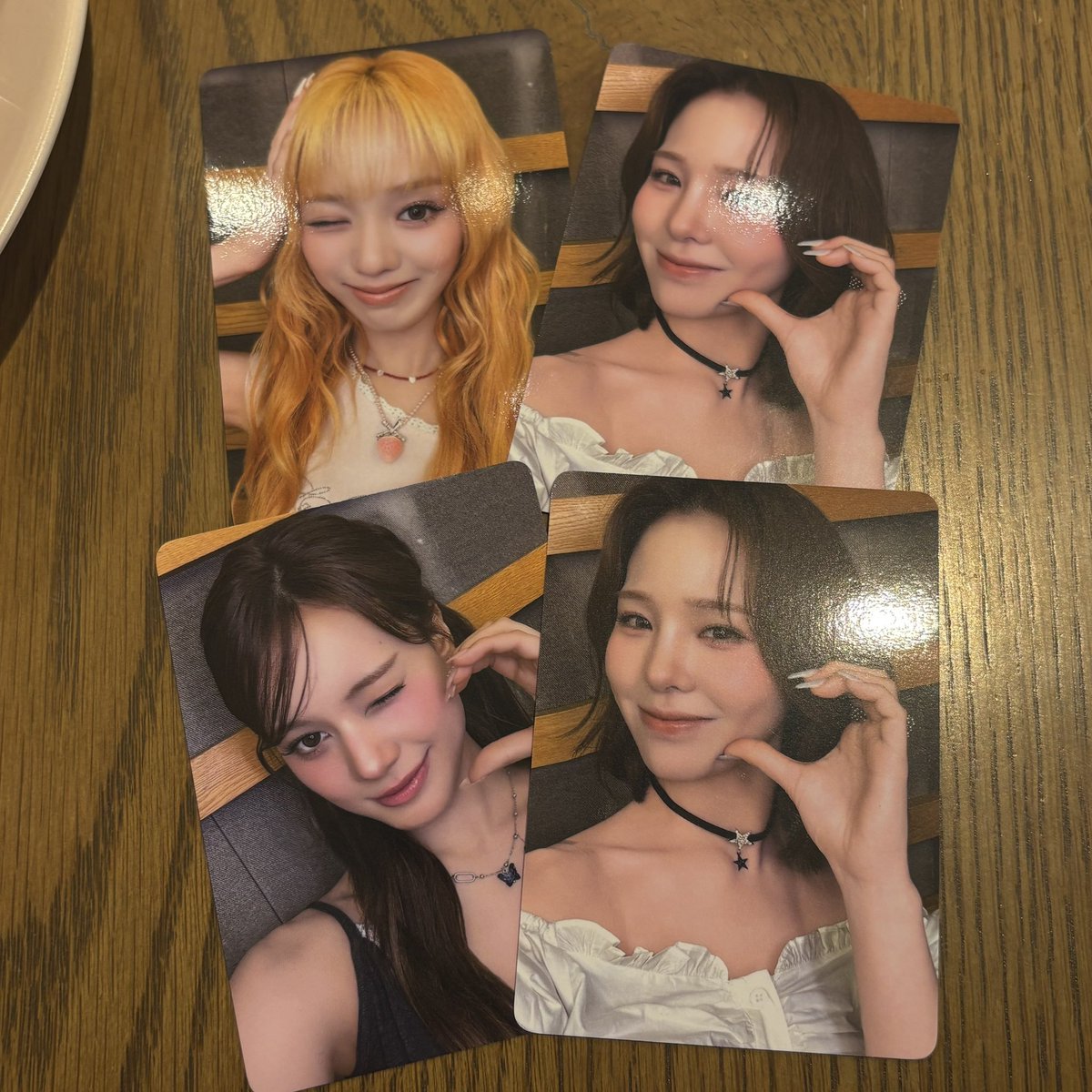 AngelGarden3's tweet photo. かぶった〜
マヤ、リマと交換していただける方いませんか？
#NiziU #NiziU交換 #タワレコカフェ https://t.co/FFgD8YBVuL