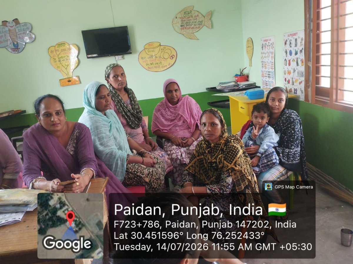 AAP_WomenWingPB's tweet photo. 📍 ਹਲਕਾ ਪਟਿਆਲਾ ਰੂਰਲ (ਬਲਾਕ 3 - ਪਿੰਡ ਪੇਢਣ)
ਮਹਿਲਾ ਵਿੰਗ ਨੂੰ ਬੂਥ ਪੱਧਰ 'ਤੇ ਮਜ਼ਬੂਤ ਕਰਨ ਲਈ ਅੱਜ ਪਿੰਡ ਪੇਢਣ (ਬੂਥ ਨੰਬਰ 16) ਵਿਖੇ 'ਸਖੀਆਂ' ਅਤੇ ਮਹਿਲਾ ਵਿੰਗ ਦੀ ਇੱਕ ਵਿਸ਼ੇਸ਼ ਮੀਟਿੰਗ ਕੀਤੀ ਗਈ। https://t.co/LU3x8sW1jy