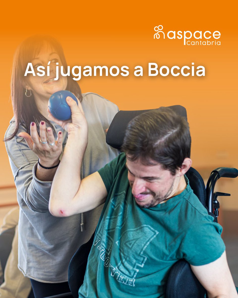 AspaceCantabria's tweet photo. 🎯 Jugando a boccia en ASPACE Cantabria

Un deporte adaptado en el que se participa, comparte y disfruta, trabajando la precisión y la concentración.

Es un espacio de convivencia, apoyo y momentos compartidos.

Gracias a @OciodeColores por colaborar con nosotr@s 💙

#aspace https://t.co/XpuJFzWHWY