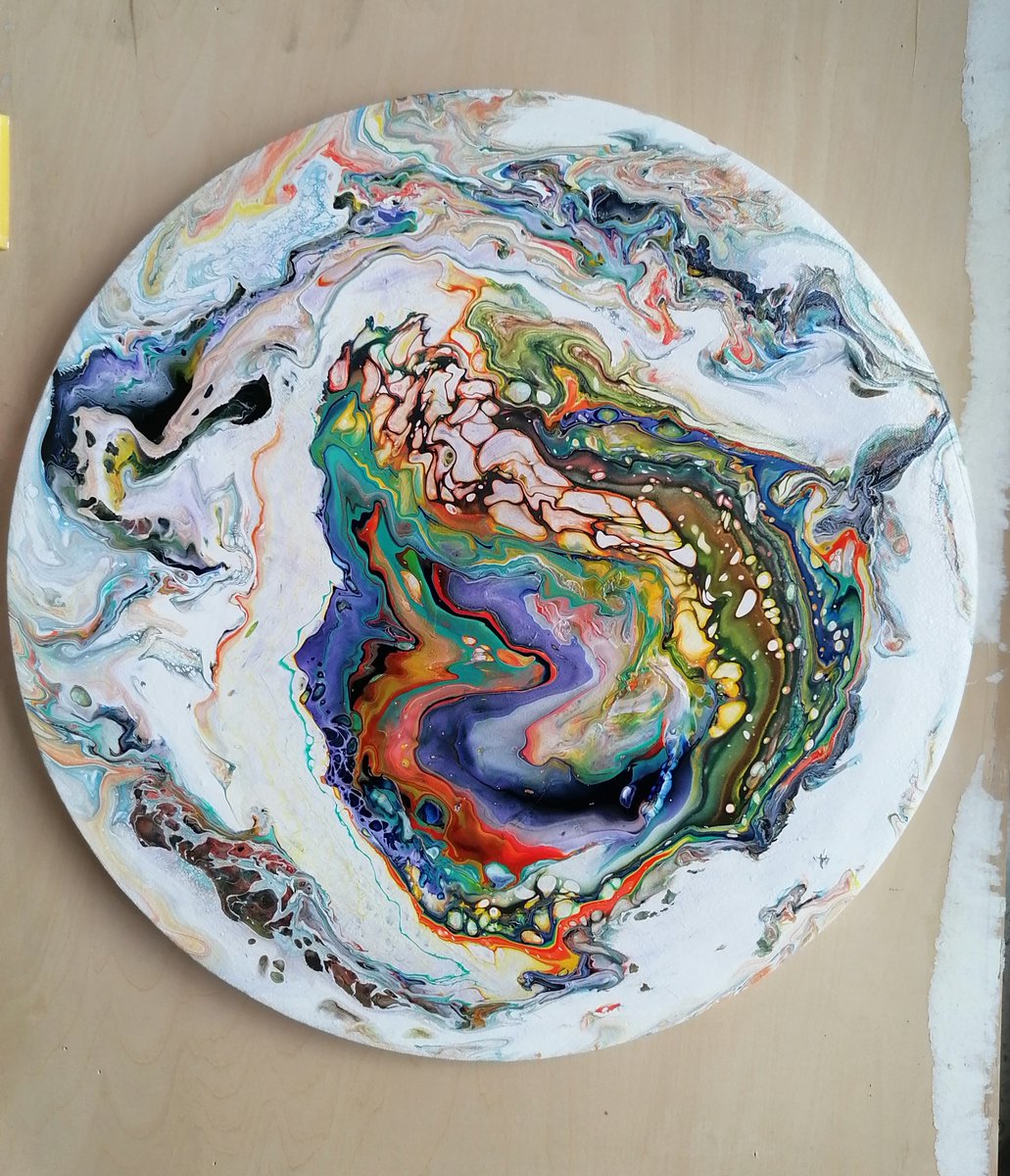 muduckdaeri's tweet photo. Just let yourself get lost in this textured abstract art—every brushstroke holds a little surprise for your eyes. https://t.co/e7x98Dulpa