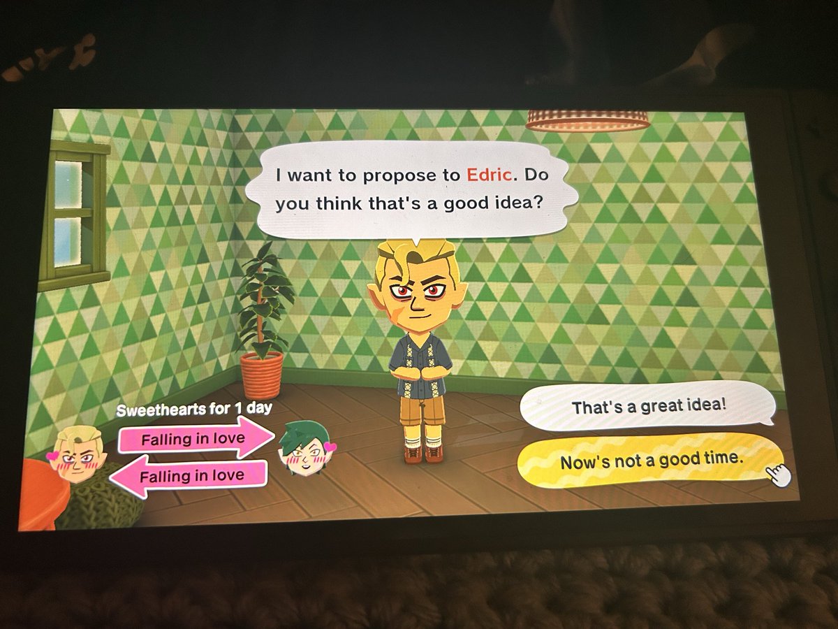 atinytinyanne's tweet photo. IT HAS BEEN LESS THAN 10 MINUTES HUNTER WDYM YOU WANT TO PROPOSE THIS IS NOT WHAT I PLANNED FOR MY OWL HOUSE ISLAND https://t.co/zJP8yGCqUN