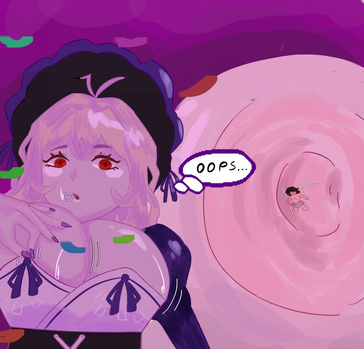 Anonnettass's tweet photo. Endless Parade.

#sizetwitter #giantess #dulcinea #Limbus_Comapny

(Little story in the comments ↓) https://t.co/WyyIRGw6lf