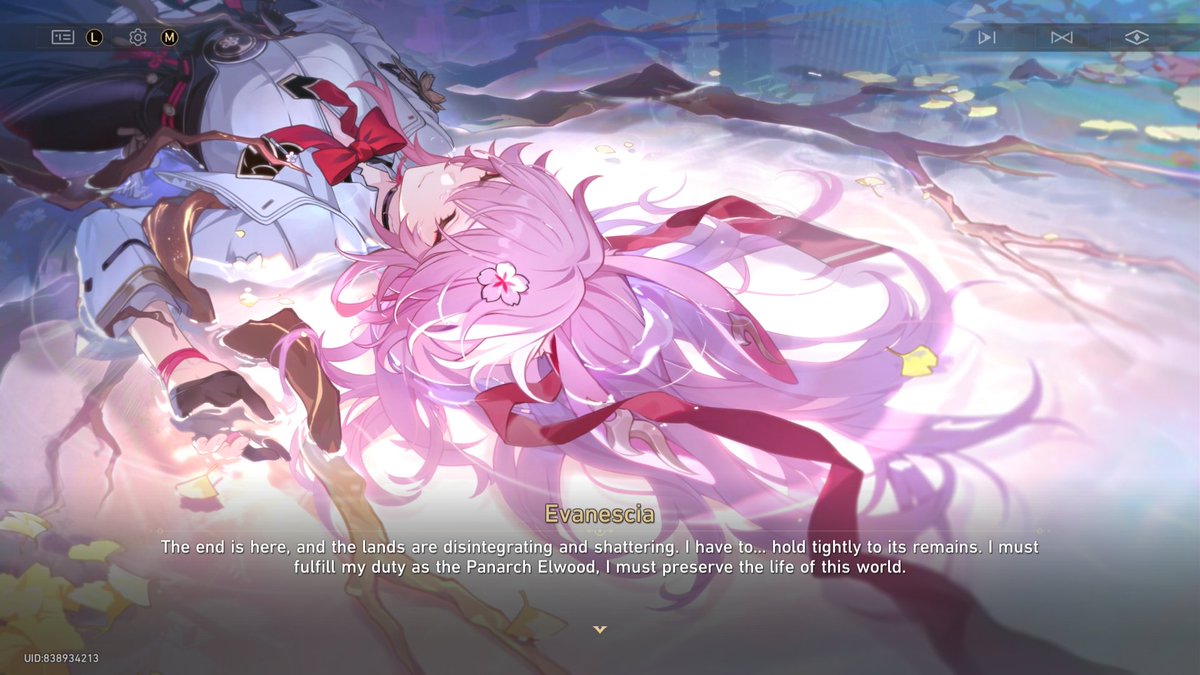 YansiMiu's tweet photo. //HSR SPOILERS

this just made me realize that yae miko is probably the only yae variant that didn't experience a tragic fate she really does die in every universe im so fucking mad..... https://t.co/TPaFMdreIn