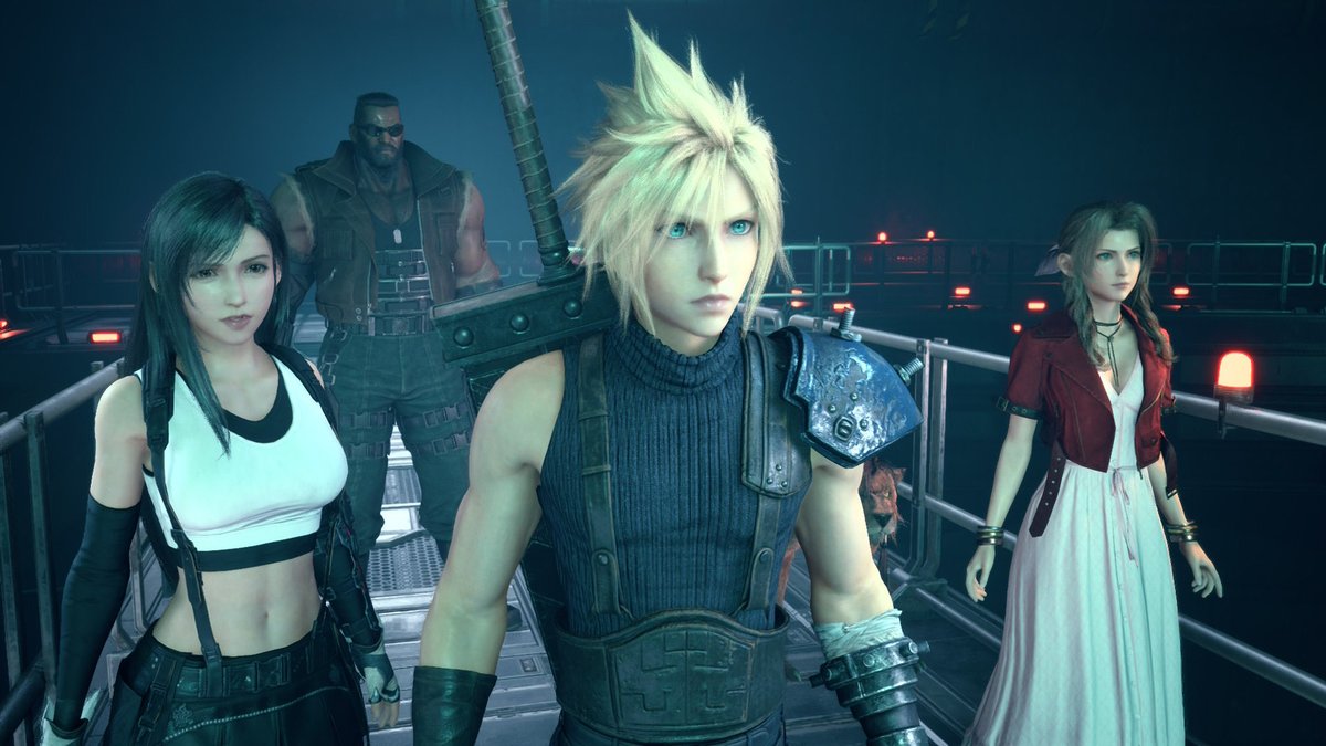 medeirosglm's tweet photo. Final Fantasy 7 Remake finalizado depois de 35 horas de muito suor kkk. Minha primeira experiência (jogando até o fim) com a série. Valeu cada minuto 🖤 https://t.co/r0nVKxafrD