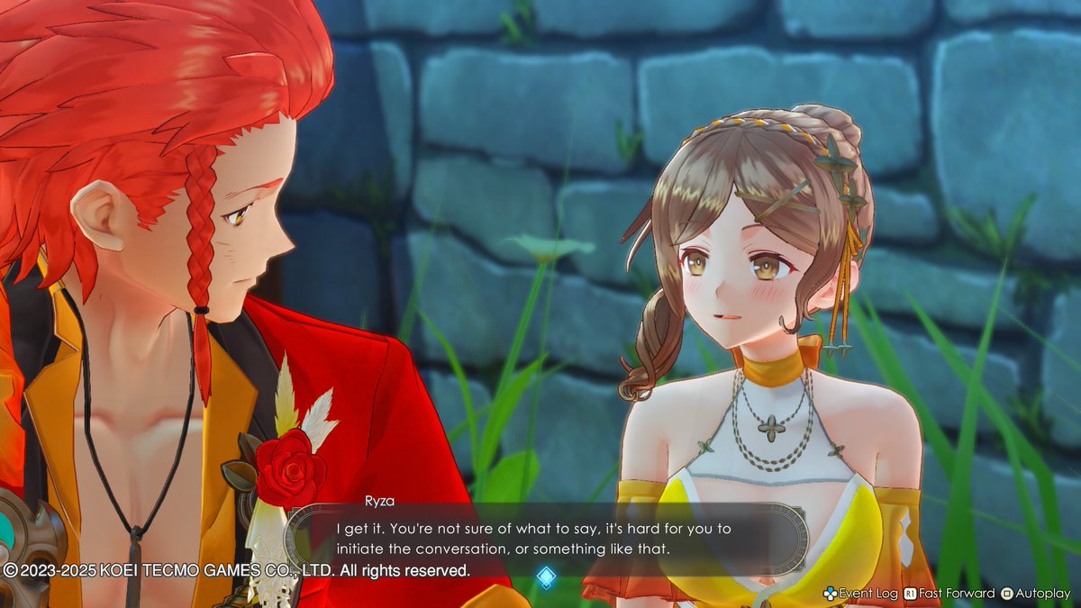 red_puni's tweet photo. I love how soft their expressions are while talking to each other. 🥹
#ライザのアトリエ3 #レント #ライザ
#AtelierRyza3 #Lent #Ryza 
#ライザのアトリエ3DX #AtelierRyza3DX https://t.co/M16MUdDnwx