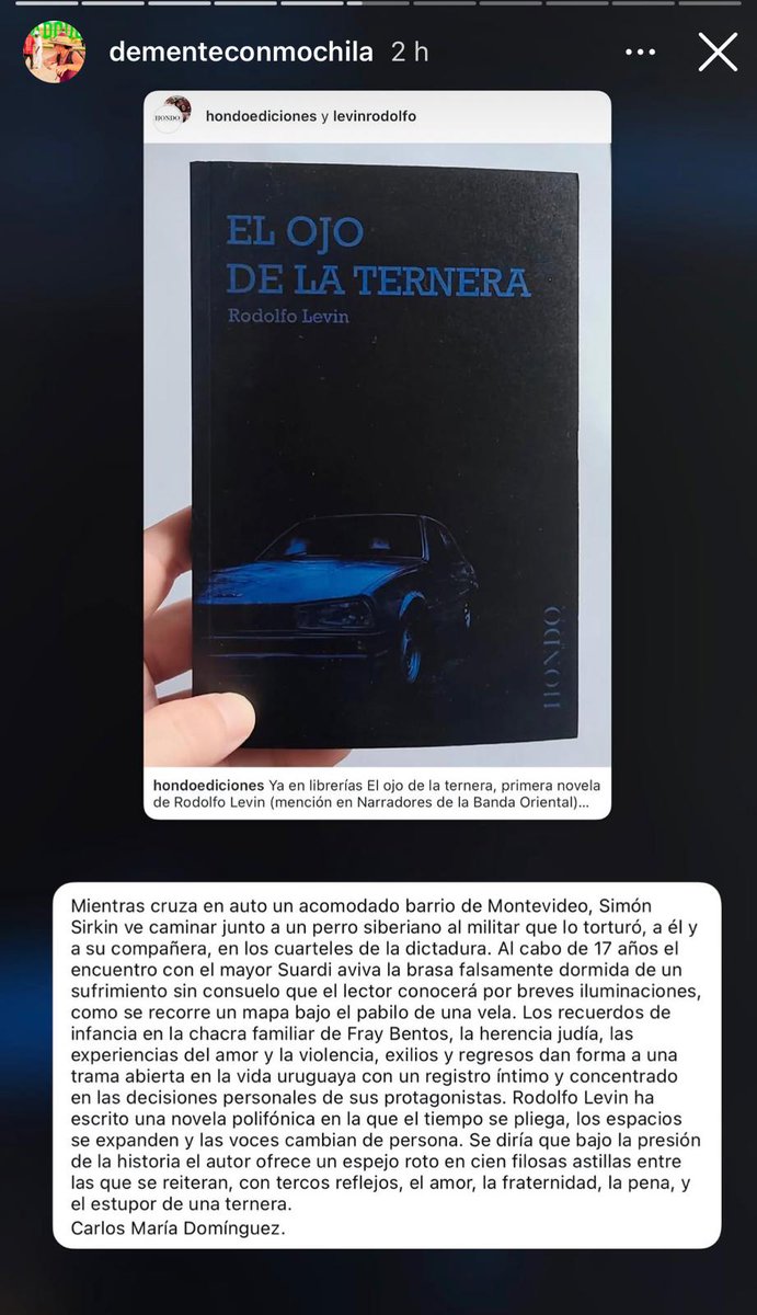 LevinRodolfo's tweet photo. A partir de hoy en todas las librerías de Uruguay. Por envíos hacia el exterior consultar a hondoediciones@gmail.com https://t.co/gqbtNUrPgh