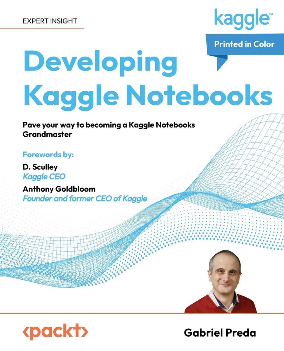 KirkDBorne's tweet photo. “Developing @Kaggle Notebooks, toward becoming a Kaggle Notebooks Grandmaster” at: https://t.co/UUaEUILzmc by @PredaGabi v/ @PacktDataML
——————
#DataScience #MachineLearning #ML #DataScientist #Python https://t.co/kpUYBNCODS
