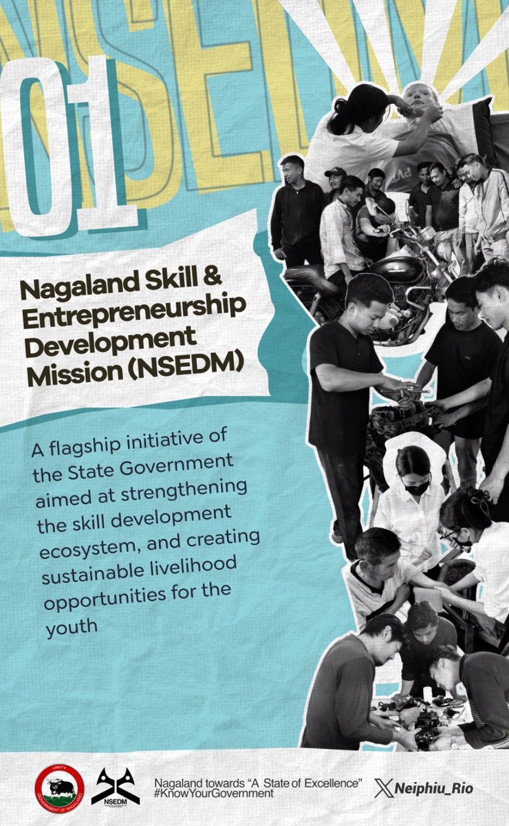 Neiphiu_Rio's tweet photo. On World Youth Skills Day, we celebrate every young person striving to build a better future. In Nagaland, we are strengthening the skills ecosystem, promoting entrepreneurship, and creating sustainable livelihood opportunities through @NSEDMOfficial.
#KnowYourGovernment https://t.co/suzQbBYTC8