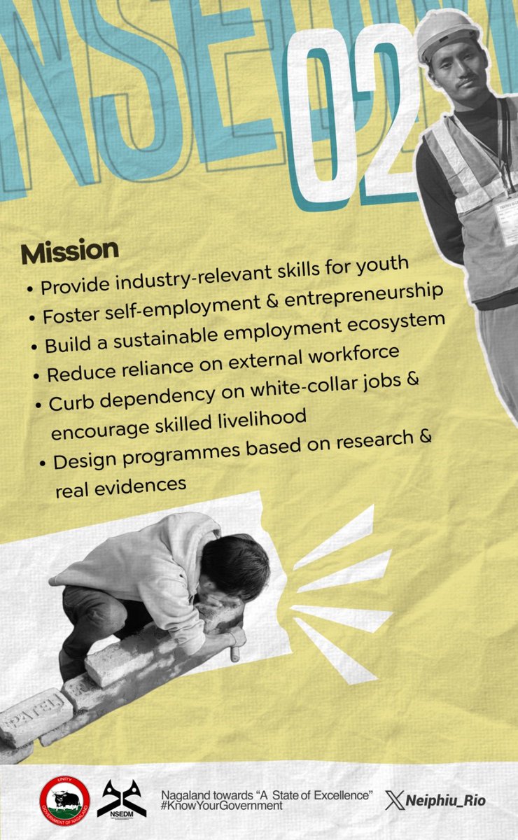 Neiphiu_Rio's tweet photo. On World Youth Skills Day, we celebrate every young person striving to build a better future. In Nagaland, we are strengthening the skills ecosystem, promoting entrepreneurship, and creating sustainable livelihood opportunities through @NSEDMOfficial.
#KnowYourGovernment https://t.co/suzQbBYTC8