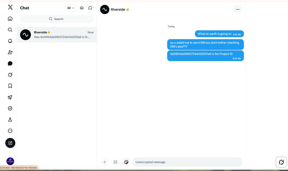 dxb_blockc27660's tweet photo. @RiversidedotFM @NadavKeyson CUSTOMER SERVICE You haven't even checked DM. Absolutely abysmal experience All I wanted to do was record a simple panel discussion for my podcast, SIMPLE AS THAT but it’s been an absolute nightmare.@SquadCastFM @mrgracemugabe https://t.co/1KglgefVZD