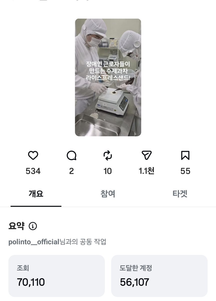 pollinto0420's tweet photo. 우리 제자들이 과자를 만드는 영상을 좋아해주시고, 공유해주셔서 정말 감사합니다.

저는 장애인들도 충분히 자기 스스로 직무를 수행할 수 있고, 잘할 수 있는 일이 정말 많다는 것을 알리고 싶어서 회사를 시작했습니다.

면접에서는 보여주지 못하는 장점들이 참 많습니다.

저는 우리 아이들을 보고 있으면 나태주 시인의 「풀꽃」이 생각납니다.

"자세히 보아야 예쁘다. 오래 보아야 사랑스럽다. 너도 그렇다."

우리 아이들도 그렇습니다.

조금만 오래 지켜봐 주시고, 한 번만 더 기회를 주신다면 얼마든지 자신의 진가를 보여줄 수 있습니다.

말로 표현하는 것은 조금 어려워도 수용언어가 좋은 친구들이 정말 많습니다.
지시를 잘 따르고, 맡은 일을 끝까지 해내는 친구들도 정말 많습니다.

그런데 저는 제가 가르쳤던 제자들이 면접에서 계속 떨어지고, 결국 집으로 돌아가는 모습을 너무 많이 봤습니다.

'내가 우리 아이들이 무엇을 잘하는지 가장 잘 아는데.'

그 마음 하나로 사업을 시작했습니다.

지금은 아직 세 명의 제자들과 함께 일하고 있습니다.

인원이 적어 아직 중증장애인생산품 인증도 받지 못했고, 사회적기업도 아닙니다.

이제 겨우 2년 차.
아직은 흔들리는 갈대 같은 작은 기업입니다.

그래도 계속 나아가겠습니다.

더 많은 장애인들에게 좋은 일자리를 만들겠다는 마음만큼은 흔들리지 않습니다.

언젠가는 중증장애인생산품 인증도 받고, 사회적기업도 되고, 더 많은 제자들과 함께 일하는 회사가 될 것이라 믿습니다.

아직은 작은 회사지만 오래 살아남는 회사가 되고 싶습니다.

폴린토를 따뜻하게 지켜봐 주시고, 한 번쯤 저희 과자도 경험해 주시면 정말 감사하겠습니다.

https://t.co/LXsnztZTgq
