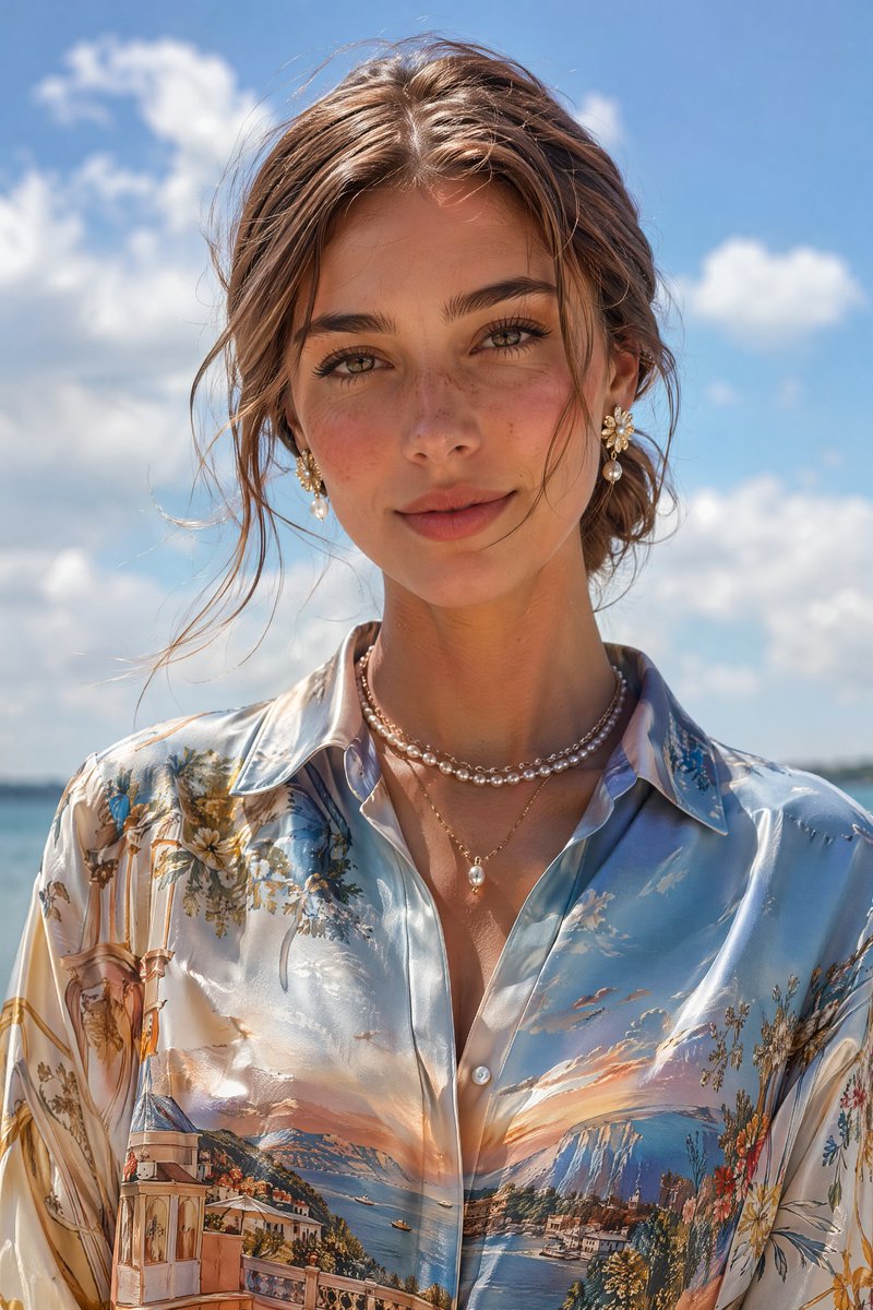 Luxury Fashion Editorial Summer Portrait