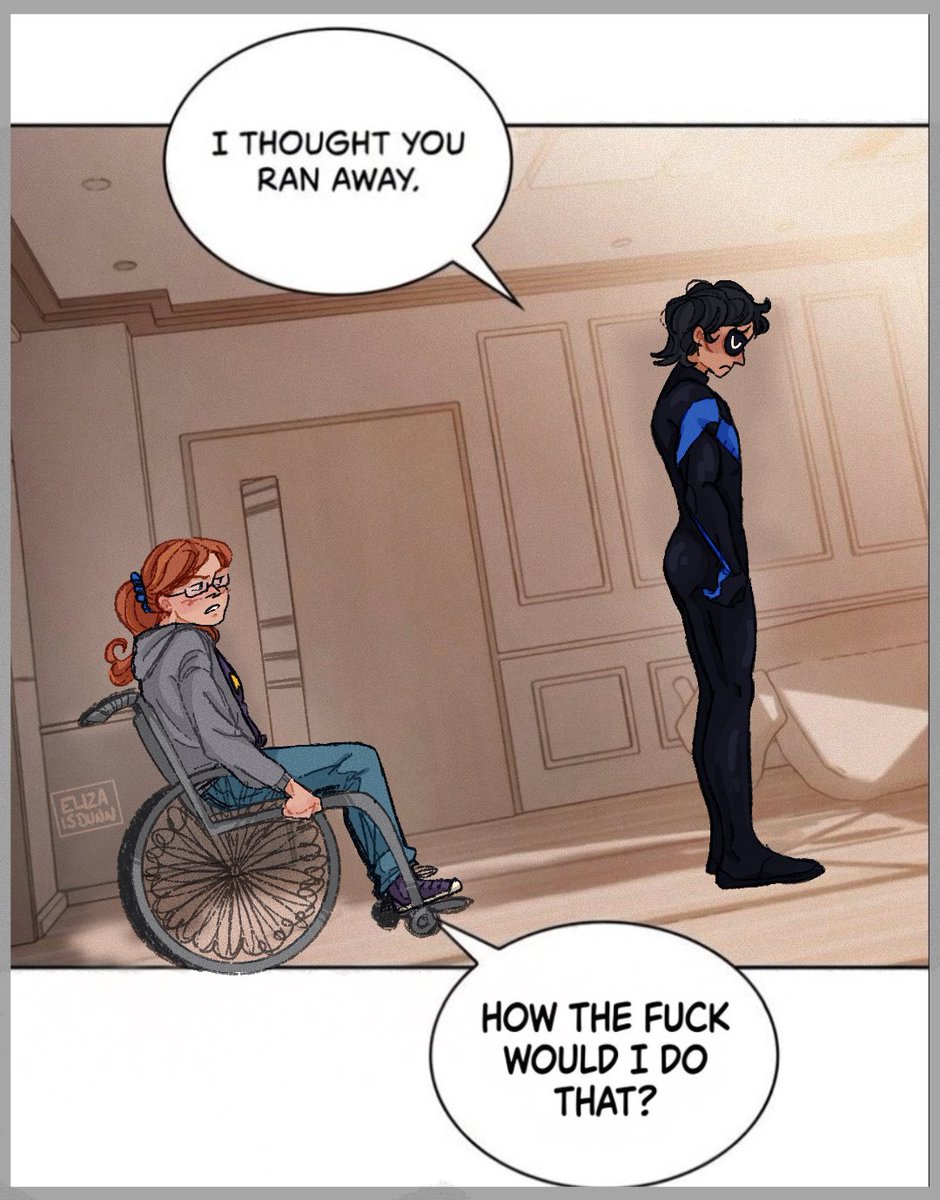 elizaisdunn's tweet photo. I lol’ed #nightwing #oracle https://t.co/n2CfbUqhrA