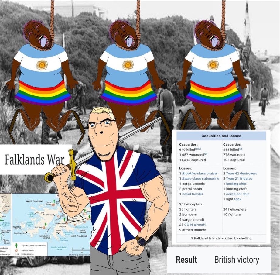 Ulisesxnf's tweet photo. @TheSaviour Argentina will eternally be owned by Britain, Bolivian migrants replacing them rapidly and Zionist Jews controlling  them. https://t.co/ZslRy29nfi