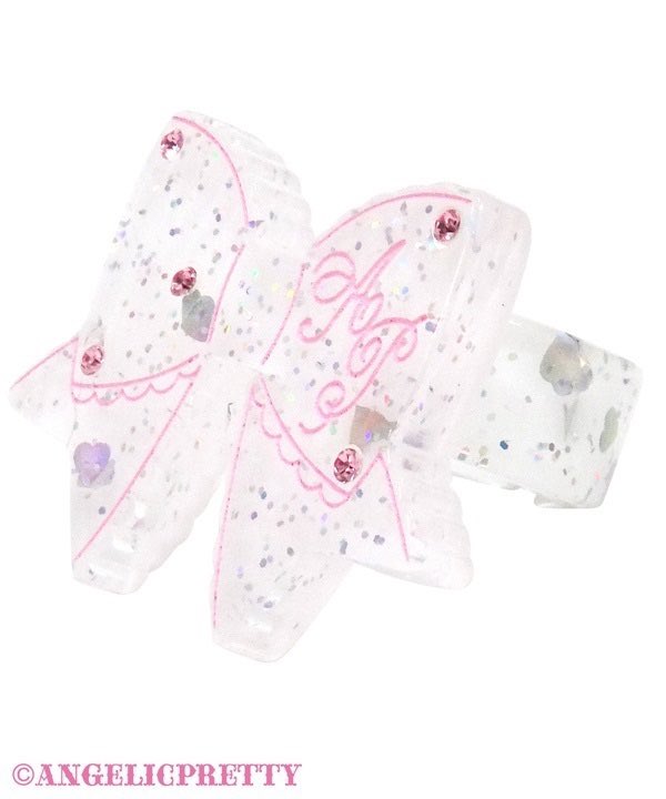 🎀名古屋店再入荷情報🎀 ♡きらめきリボンリング …シロ、ピンク、クロ