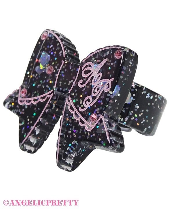 🎀名古屋店再入荷情報🎀 ♡きらめきリボンリング …シロ、ピンク、クロ