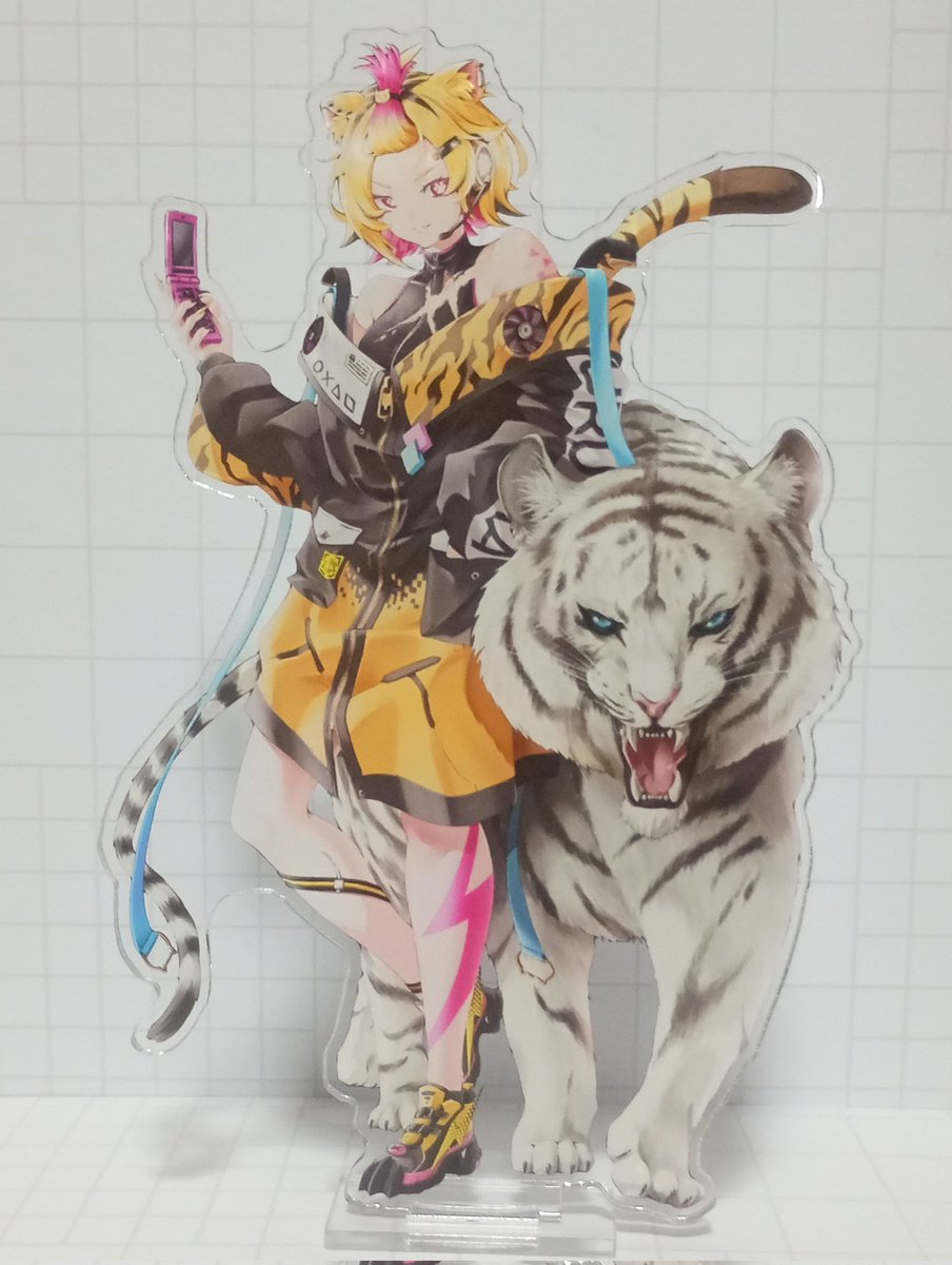 DrawingRije's tweet photo. コミケで頒布するがーるのアクスタが届きました〜
お待ちしております！
#あおぎり高校 #コミケ #コミケ108 https://t.co/ZhK3cTw9uB