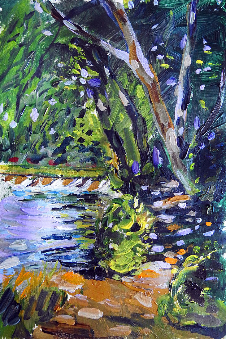 ChrisBilton3's tweet photo. #summershadows #paintingtheweather #acrylicpainting #pleinairpainting #artinsouthyorkshire #paintingoutside #directobservation #landscapepainting #southyorkshire #biltonart #opencountry #trees #clouds #allaprima #clarifiedimpressionism #expressiverealism #pleinair https://t.co/njzPbBDfT3