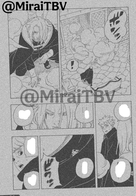 BorutoColoredAI's tweet photo. Pg 28:   Boruto wants to make sure everything is okay with Koji! Koji tells him he’ll explain things later and attempts to get Inojin’s attention

Check the full leak on Discord:
https://t.co/fN0G1HYc9z

#BORUTO #BorutoTwoBlueVortex #BorutoTwoBlueVortexCh36 #BorutoSpoilers https://t.co/HfWYTfueEl