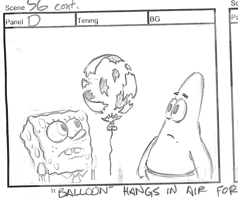 ArtofSpongebob's tweet photo. A drawing by Erik Wiese and Bill Reiss from "Life of Crime." https://t.co/D7KPuii4F9