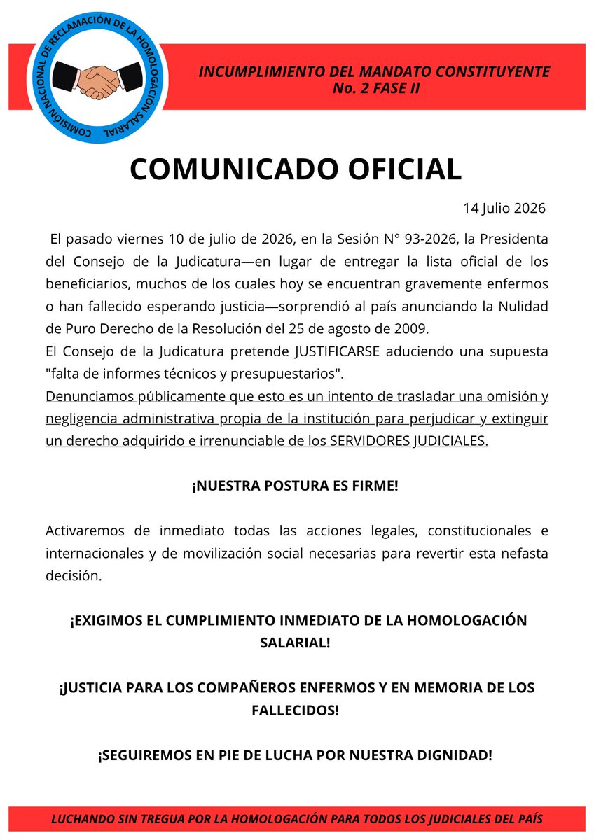 CHSSJFASEII's tweet photo. NO PEDIMOS PRIVILEGIOS PEDIMOS QUE SE RESPETE UN DERECHO RECONOCIDO.
@EcuavisaInforma @ecuavisa @teleamazonasec @24horasTA 
#porquénoinvestiganesto #nomassilencio #NoMasInjusticia #PorUnEcuadorDigno
#Ecuador #JusticiaSocial #DerechosHumanos https://t.co/A8rVBpW1Cp