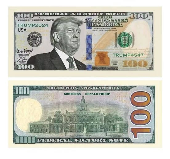 flfran42's tweet photo. BREAKING: The Treasury Department has announced that President Trump signature will appear on future U.S. paper currency this year.
This is the first time that a sitting President will ever appear on U.S. paper currency.
The purpose of this to honor America’s 250th Anniversary. https://t.co/rx99oOjgmf