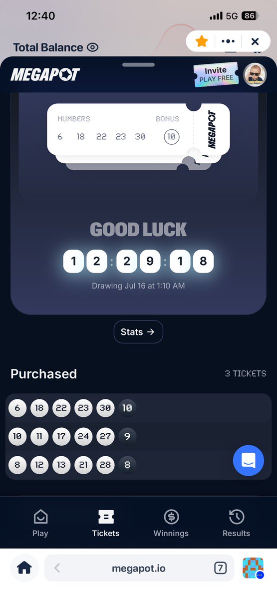 jaywolfffcrypto's tweet photo. Bought another tix for 3 days

https://t.co/nwJYfcCDan

Try your luck and win the jackpot! https://t.co/VKVPtbLrlT