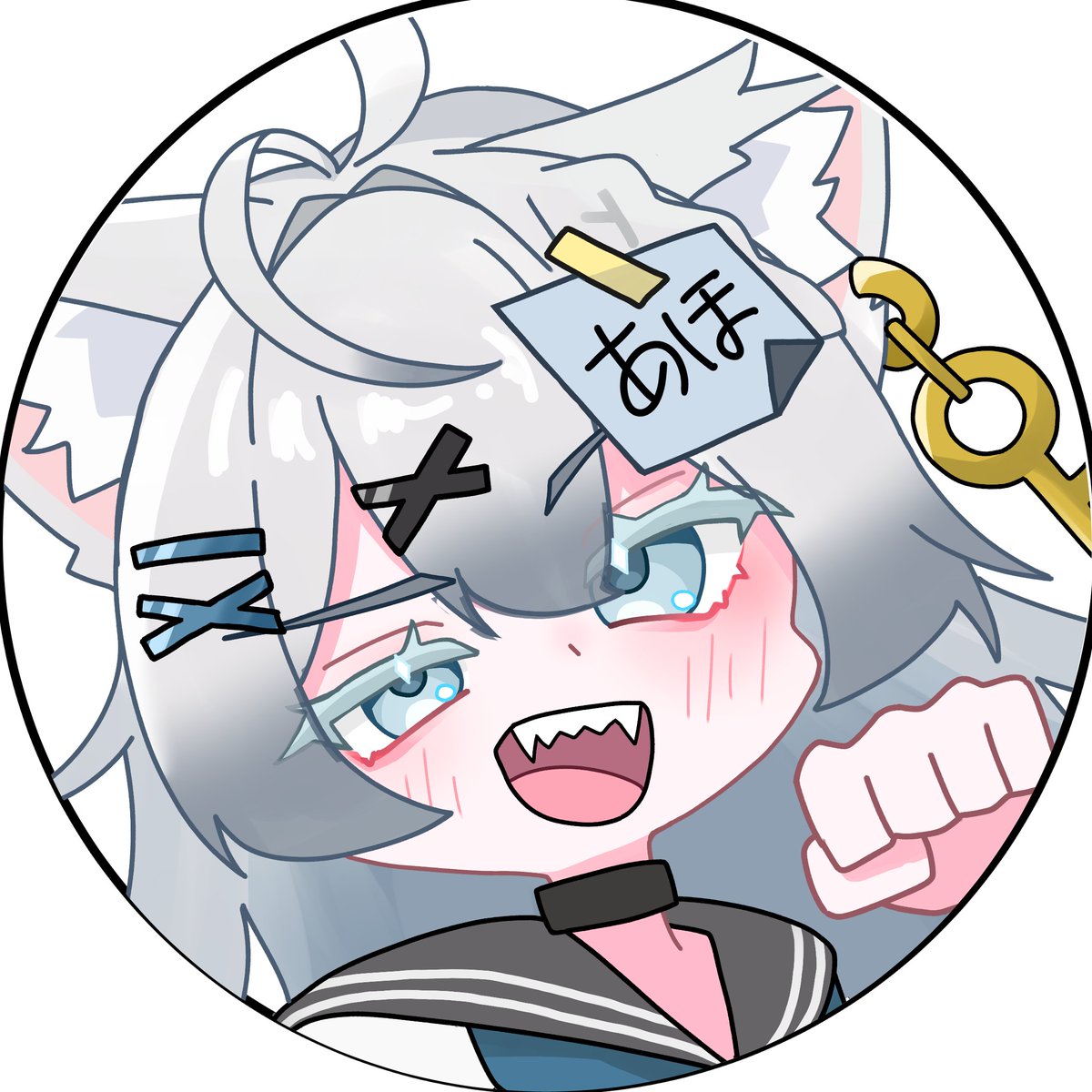 wolf7461_VRC's tweet photo. ちょっと時間かかっちゃったけど描いたぞ！！
円範囲以外描き込んでない超手抜きだけどな！ https://t.co/AYRKuxEgvy