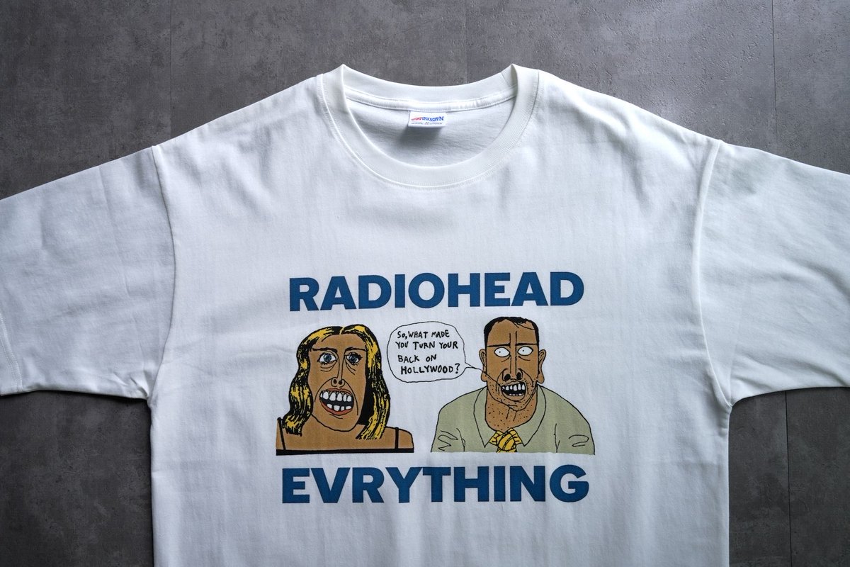 RADIOHEAD “EVERYTHING” Graphic Tee White｜レディオヘッド
