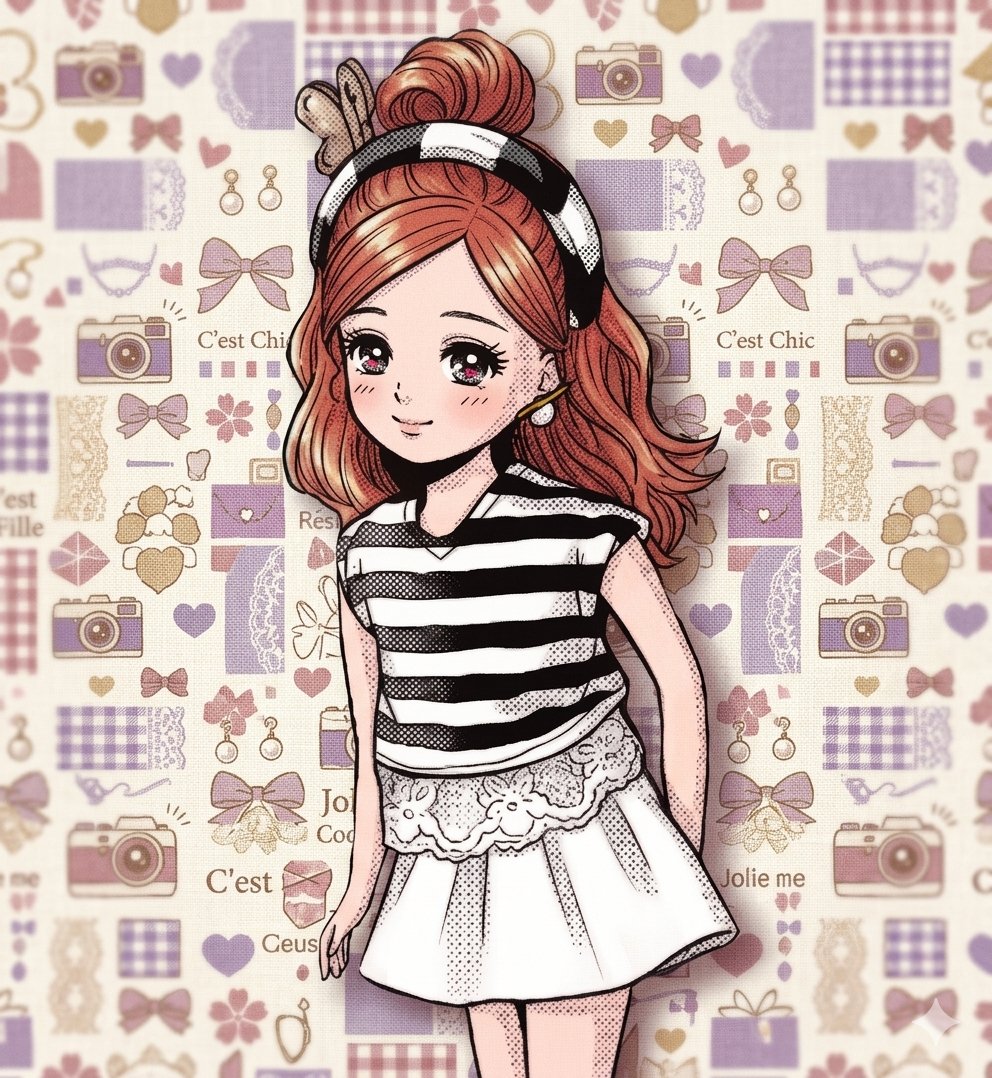 naotaaaaaaaa's tweet photo. うわ､AI凄すぎる､､､こんなに可愛くしてくれるの､､､?!!
もう一生自分で着色しないかも😂
漫画の表紙風イラスト､内容ちょっと気になる(笑) https://t.co/1zeTJ9bAtv