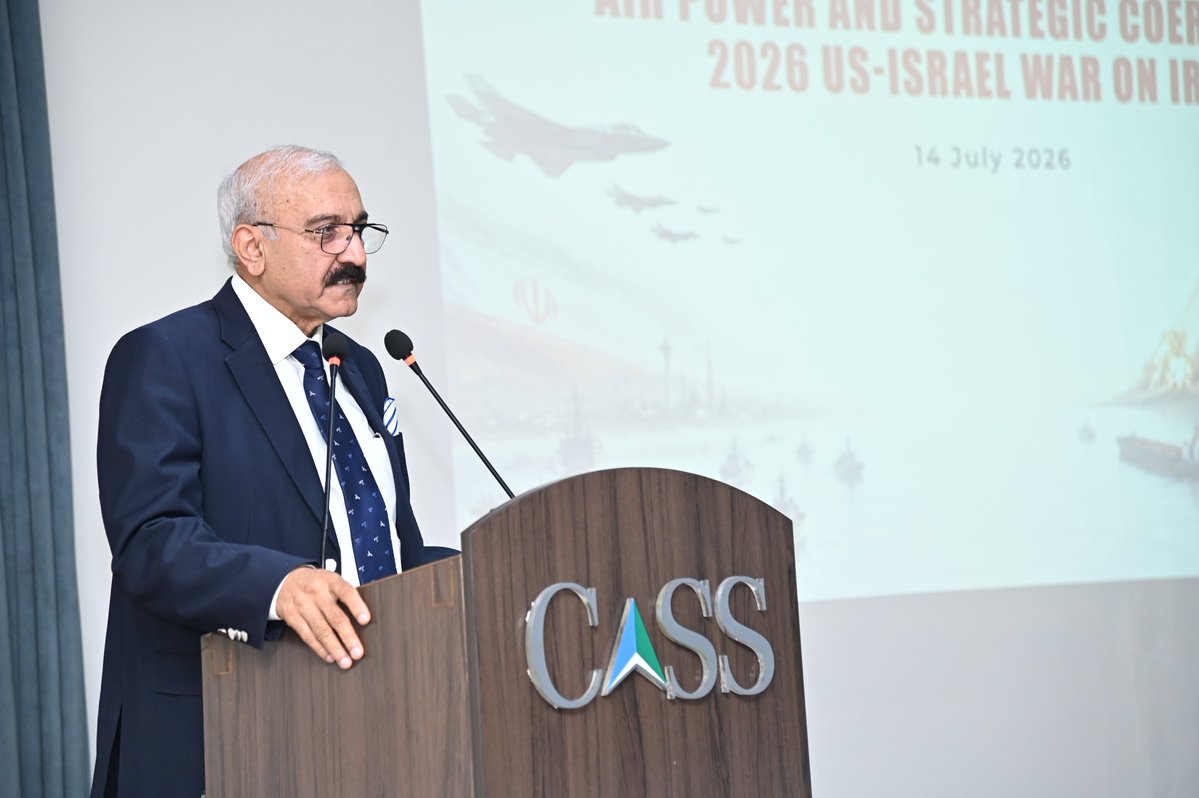 CassThinkers's tweet photo. CASS organised a seminar to examine the strategic, military, maritime, economic, &amp; diplomatic dimensions of the 2026 US-Israel War on Iran. 

#StrategicStudies #StrategicAnalysis #AirPower #StrategicCoercion #MilitaryStrategy #MiddleEast #Iran #Israel #USIsrael #RegionalSecurity https://t.co/aRHM2VUWAl