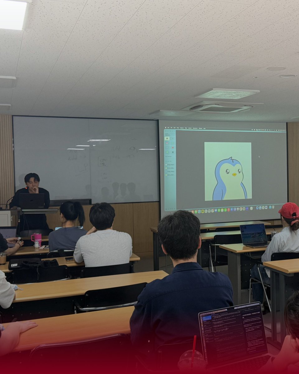 blockchainkor's tweet photo. 📢 [GUEST SESSION 정우현 / 6월 11일]
이글루(Igloo Inc.) 전 리서치팀장 정우현 연사와 함께한 오픈 세션이 성황리에 마무리됐습니다. Web3 업계를 걸어온 실무자의 시선에서, 커리어를 준비하는 이들을 위한 현실적인 조언을 밀도 있게 나눴습니다.

📌 핵심 주제
- 리서처가 걸어온 Web3 커리어, 그 여정과 결정의 순간들
- 지금 Web3 커리어를 시작한다면? 실무자가 전하는 현실 조언

📅 일시 : 6월 11일 (목) 오후 7:30
📍 장소 : 고려대학교 정운오 IT교양관 B104호