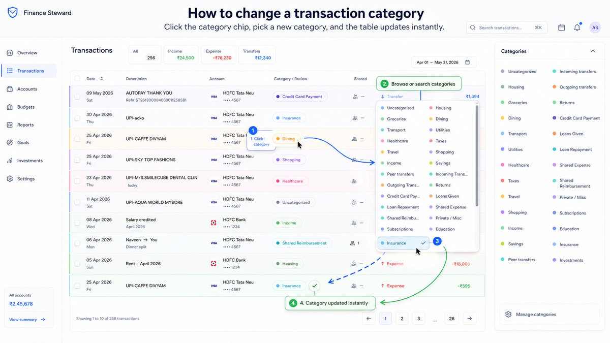 dattaps317's tweet photo. Enjoying building my own finance tracking app with Codex. https://t.co/KT3QvRkEOX